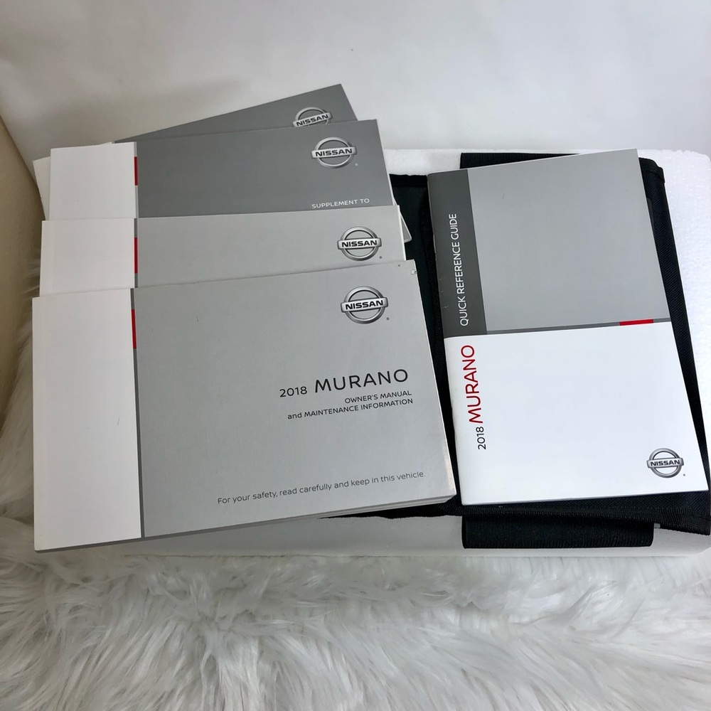 Pre-owned 2018 Nissan Murano Owner’s Manuals and Quick Reference Guide
